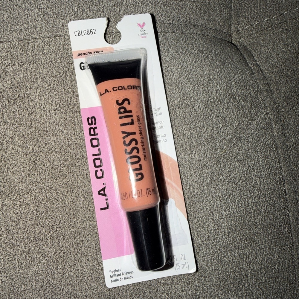 1 Pc. Glossy Lips - Peachy Keen Moisturizing Lip Gloss CBLG862, 0.50 FL. OZ
